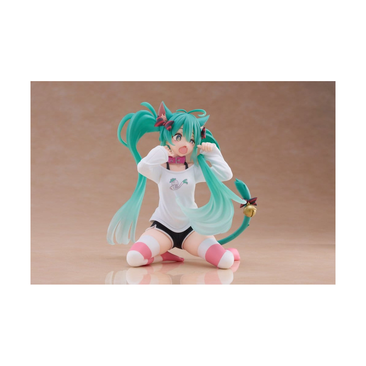Taito - Camiseta «Desktop Cute Figure Hatsune Miku Cat Ear», versión