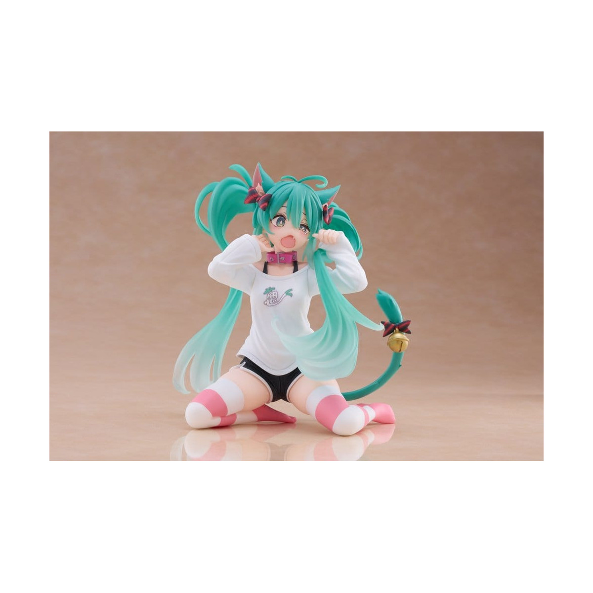Taito - Camiseta «Desktop Cute Figure Hatsune Miku Cat Ear», versión