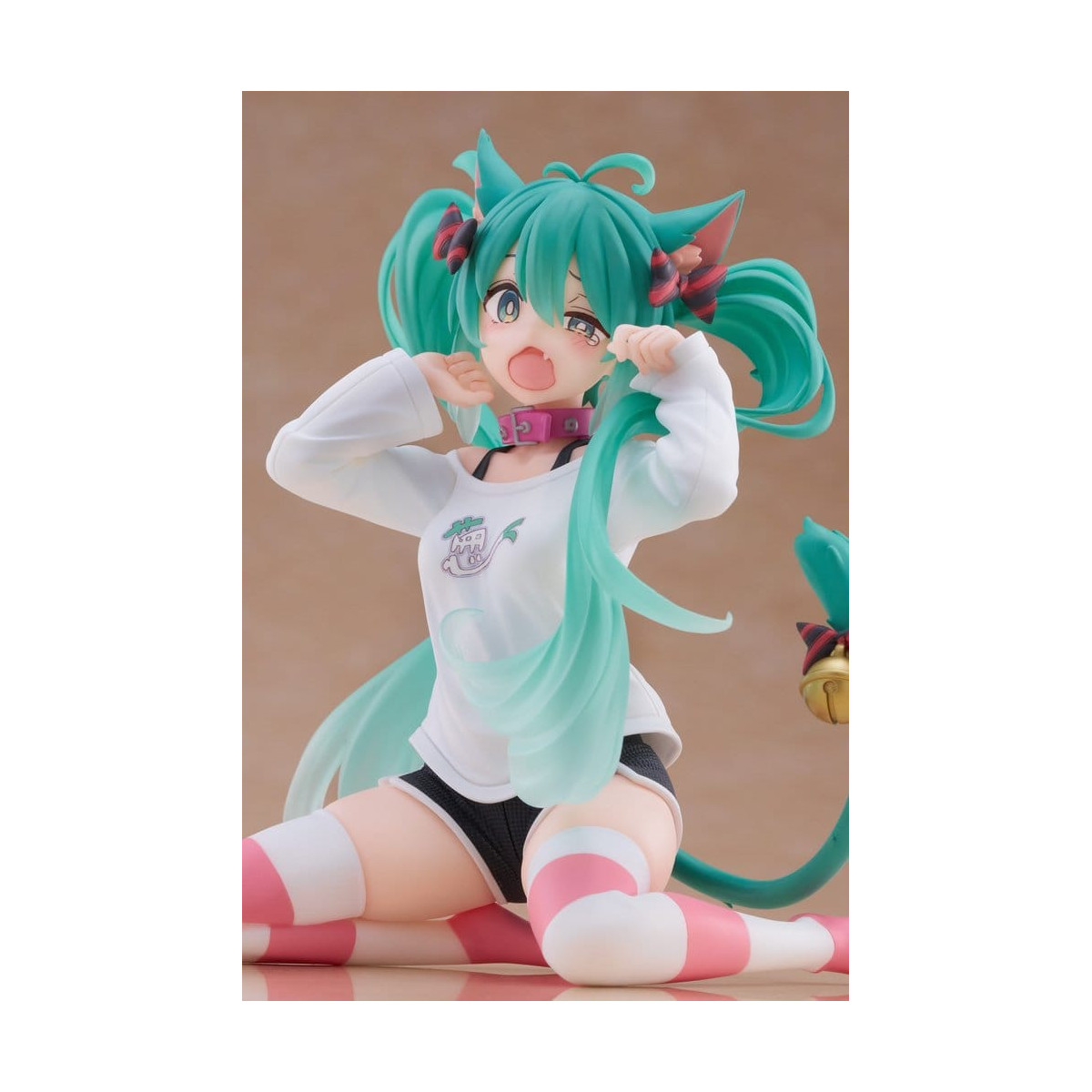 Taito - Camiseta «Desktop Cute Figure Hatsune Miku Cat Ear», versión