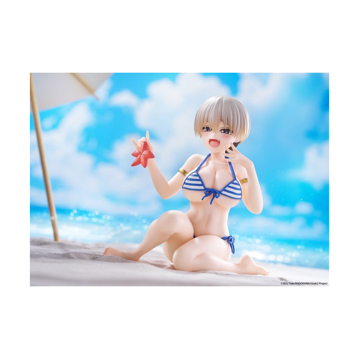 Taito - Figura de escritorio de Hana Uzaki (versión en bañador) - ¡Uzaki-chan quiere salir por ahí!