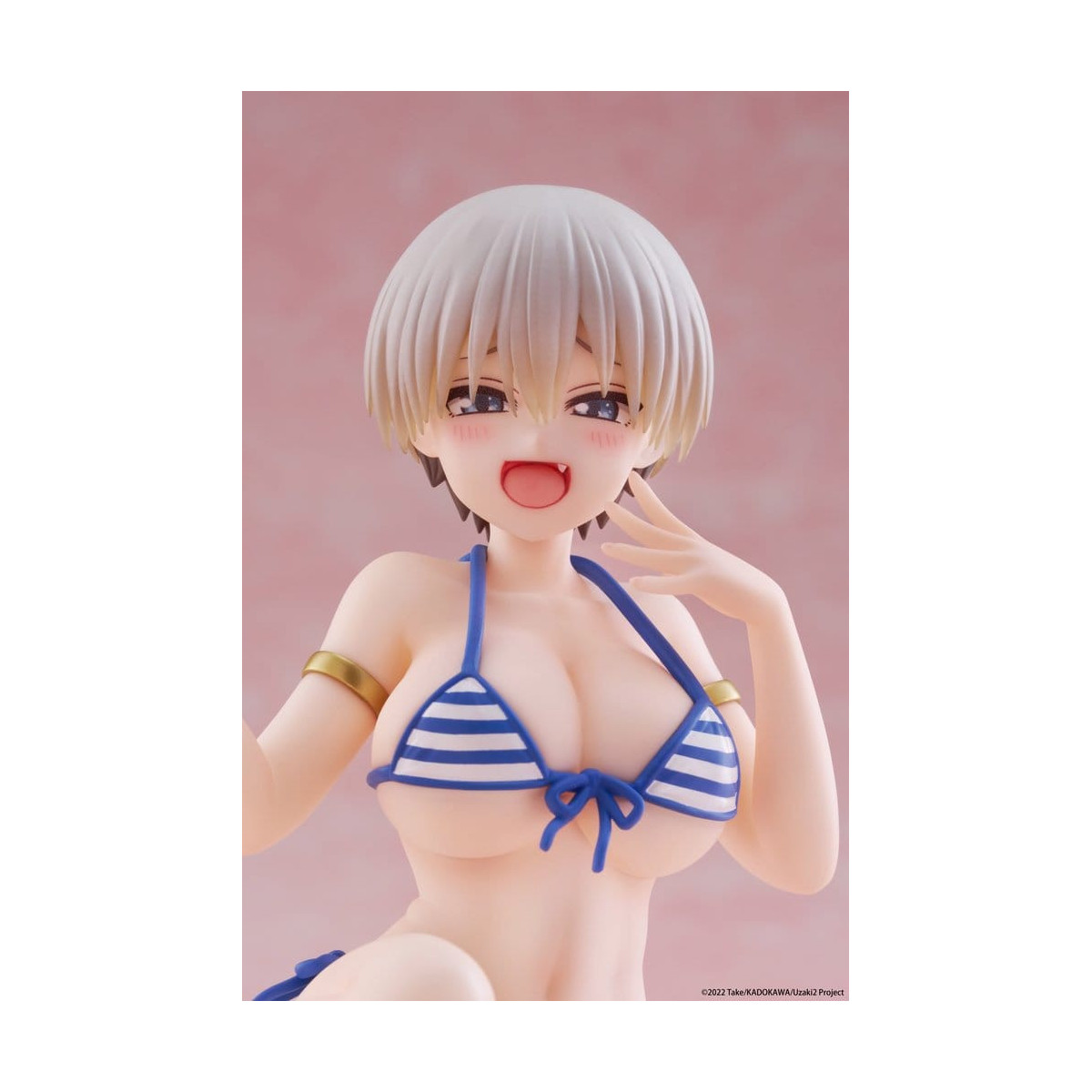 Taito - Figura de escritorio de Hana Uzaki (versión en bañador) - ¡Uzaki-chan quiere salir por ahí!