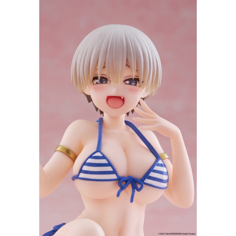 Taito - Figura de escritorio de Hana Uzaki (versión en bañador) - ¡Uzaki-chan quiere salir por ahí!