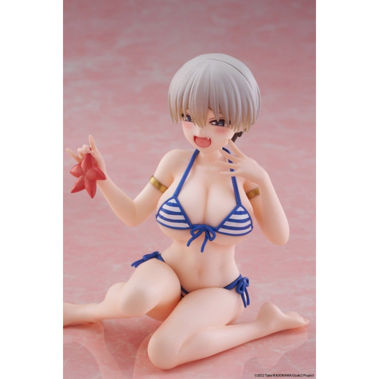 Taito - Figura de escritorio de Hana Uzaki (versión en bañador) - ¡Uzaki-chan quiere salir por ahí!