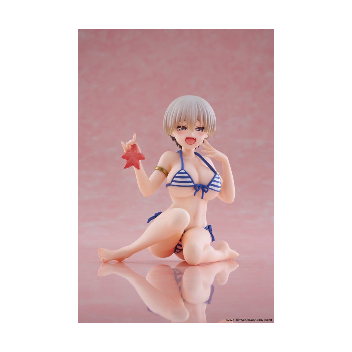 Taito - Figura de escritorio de Hana Uzaki (versión en bañador) - ¡Uzaki-chan quiere salir por ahí!
