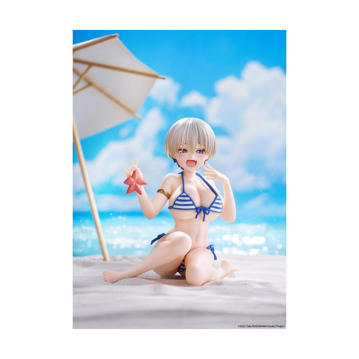 Taito - Figura de escritorio de Hana Uzaki (versión en bañador) - ¡Uzaki-chan quiere salir por ahí!