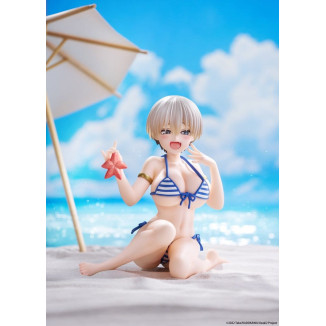 Taito - Figura de escritorio de Hana Uzaki (versión en bañador) - ¡Uzaki-chan quiere salir por ahí!