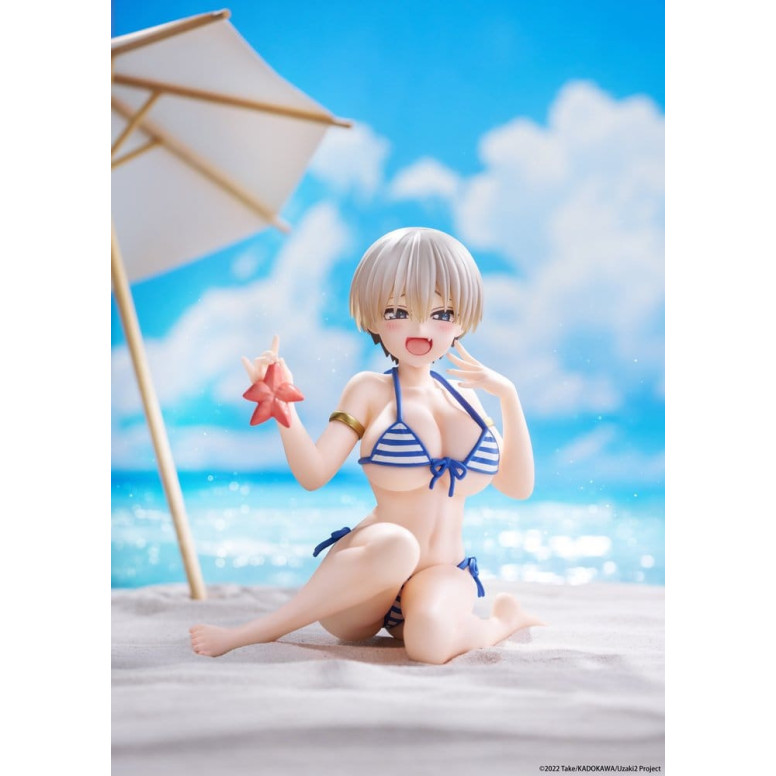 Taito - Figura de escritorio de Hana Uzaki (versión en bañador) - ¡Uzaki-chan quiere salir por ahí!