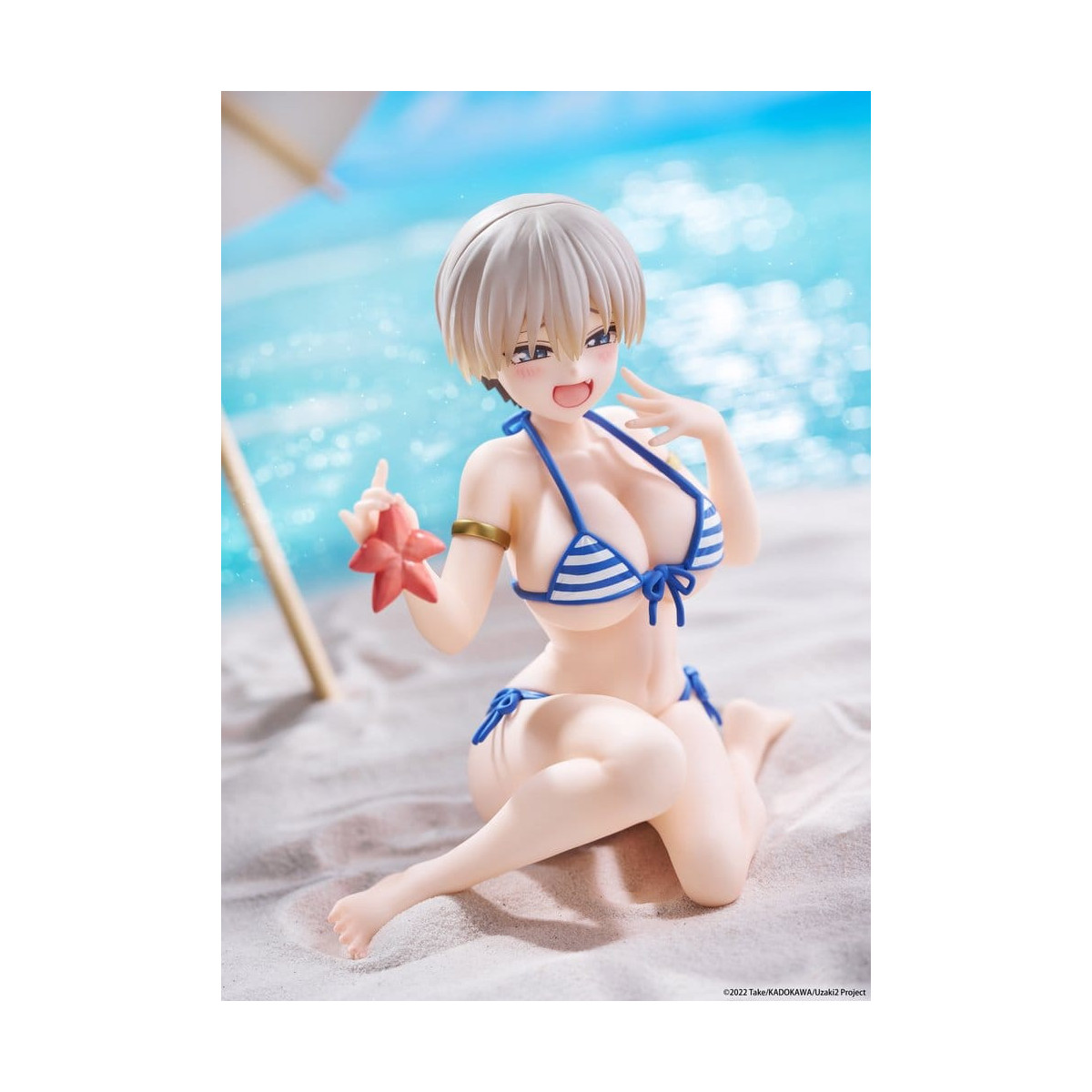 Taito - Figura de escritorio de Hana Uzaki (versión en bañador) - ¡Uzaki-chan quiere salir por ahí!