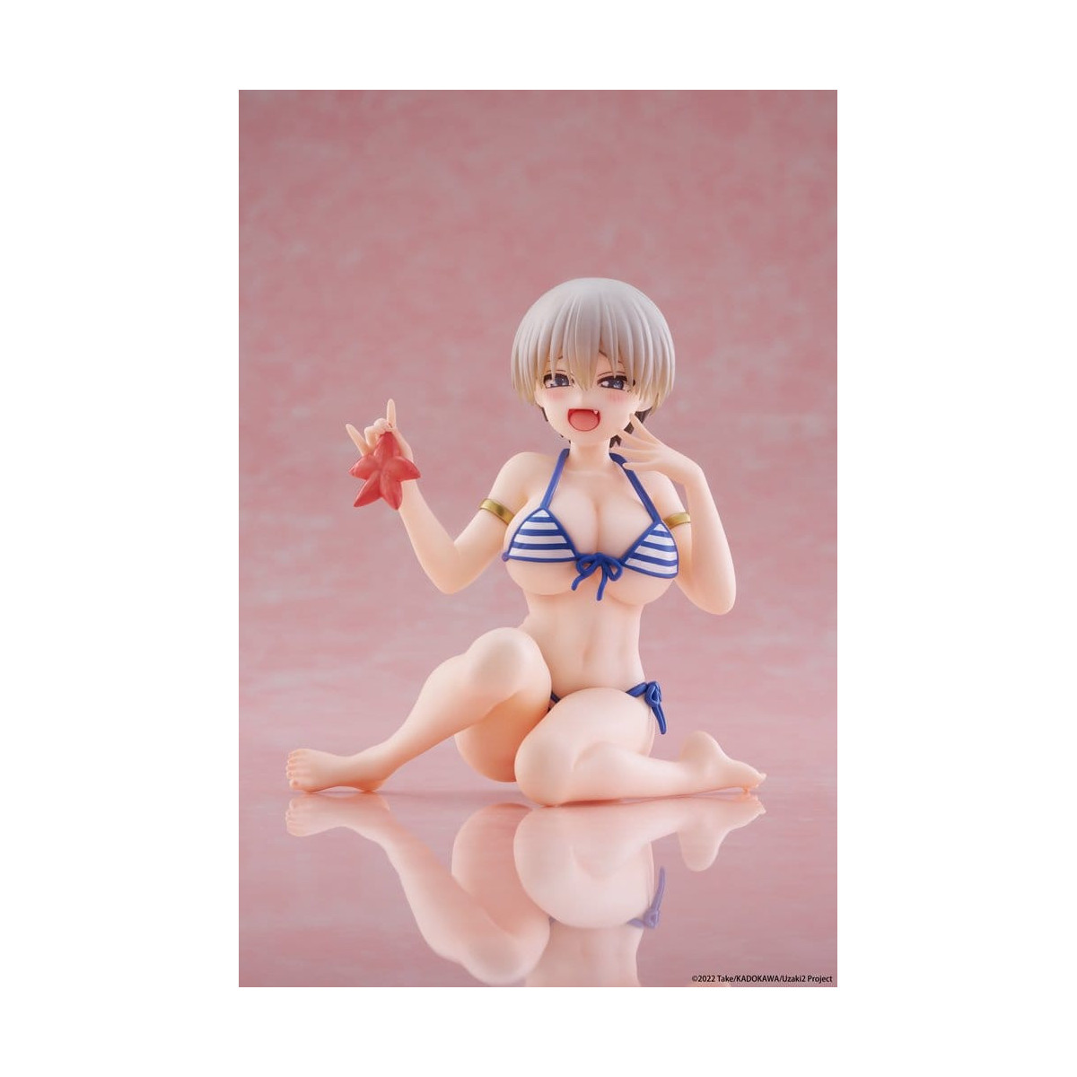 Taito - Figura de escritorio de Hana Uzaki (versión en bañador) - ¡Uzaki-chan quiere salir por ahí!