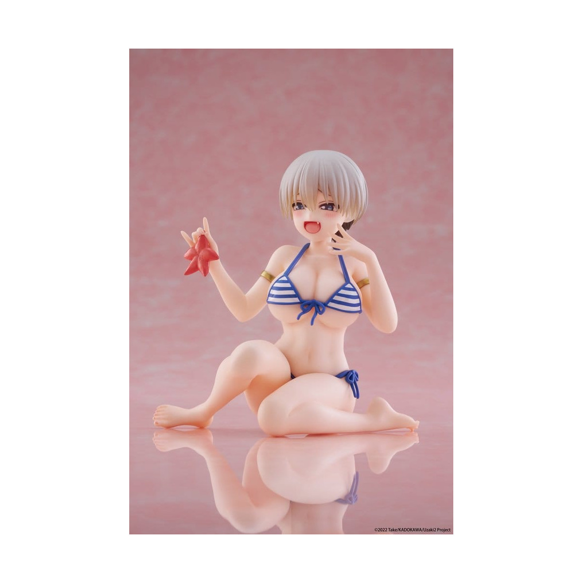 Taito - Figura de escritorio de Hana Uzaki (versión en bañador) - ¡Uzaki-chan quiere salir por ahí!