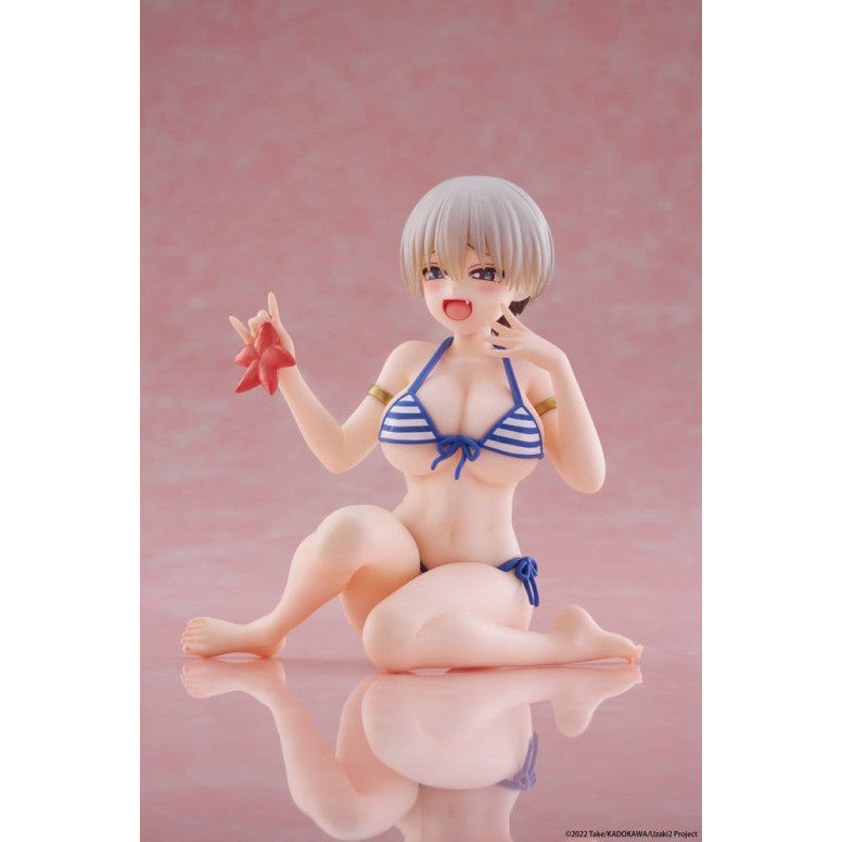 Taito - Figura de escritorio de Hana Uzaki (versión en bañador) - ¡Uzaki-chan quiere salir por ahí!