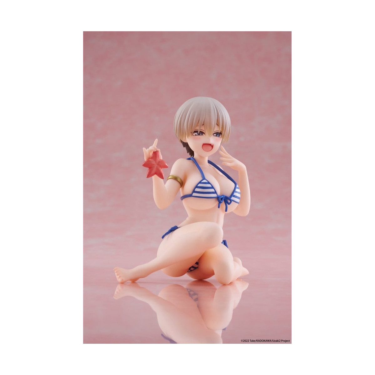 Taito - Figura de escritorio de Hana Uzaki (versión en bañador) - ¡Uzaki-chan quiere salir por ahí!