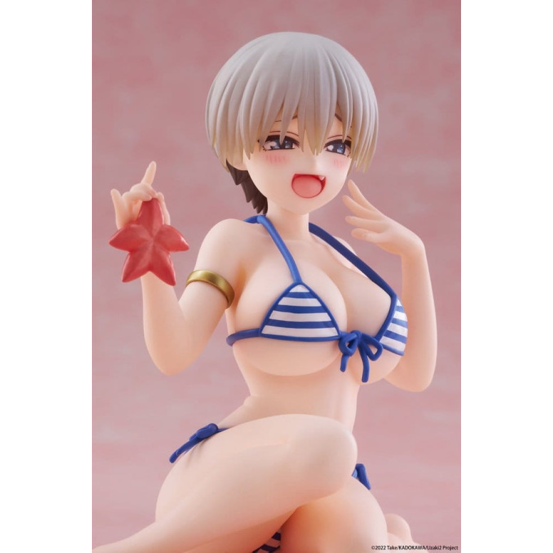 Taito - Figura de escritorio de Hana Uzaki (versión en bañador) - ¡Uzaki-chan quiere salir por ahí!