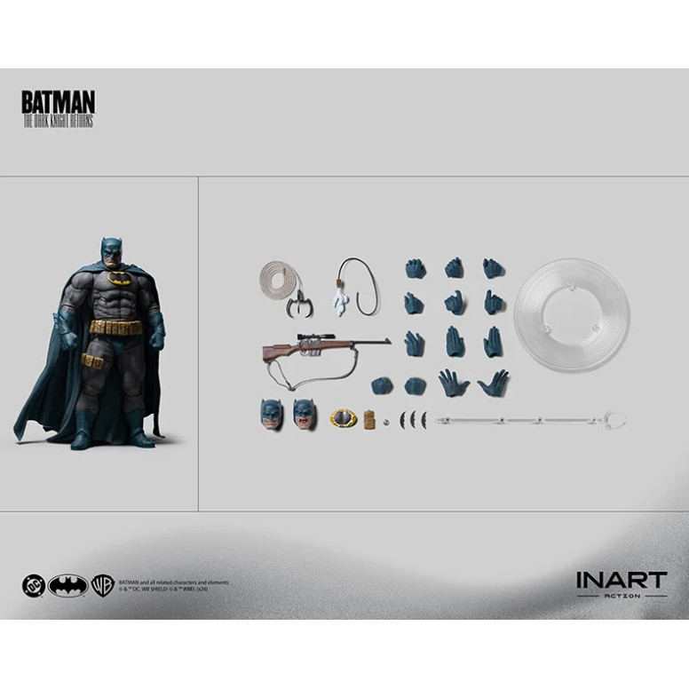 INART - Batman: El regreso del Caballero Oscuro - Figura de Batman (traje azul) a escala 1/12