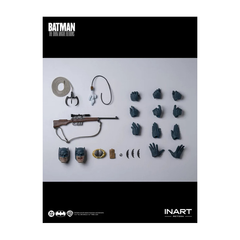 INART - Batman: El regreso del Caballero Oscuro - Figura de Batman (traje azul) a escala 1/12