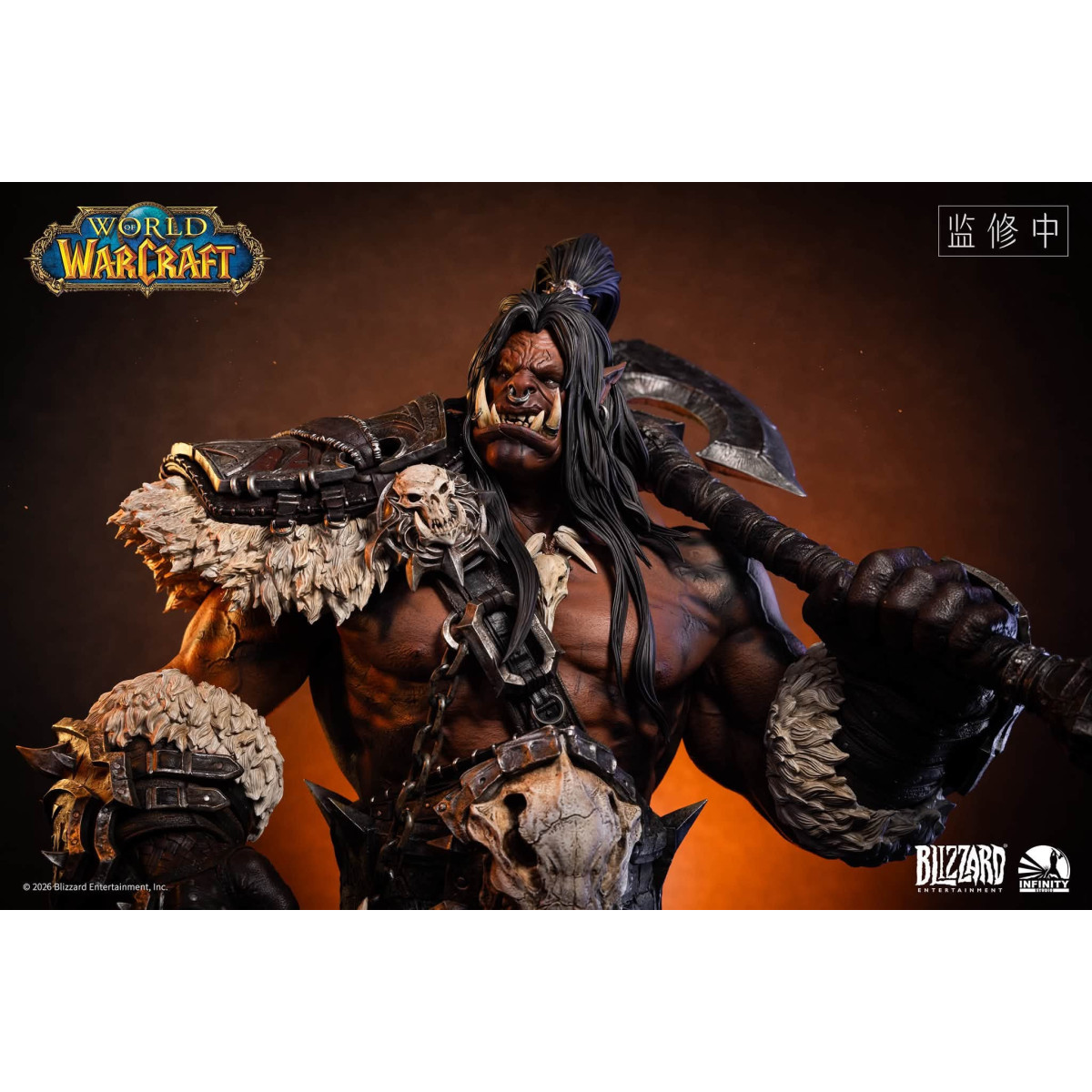 INFINITY STUDIO x BLIZZARD - Grommash Hellscream - Busto a escala 1/3 World of Warcraft