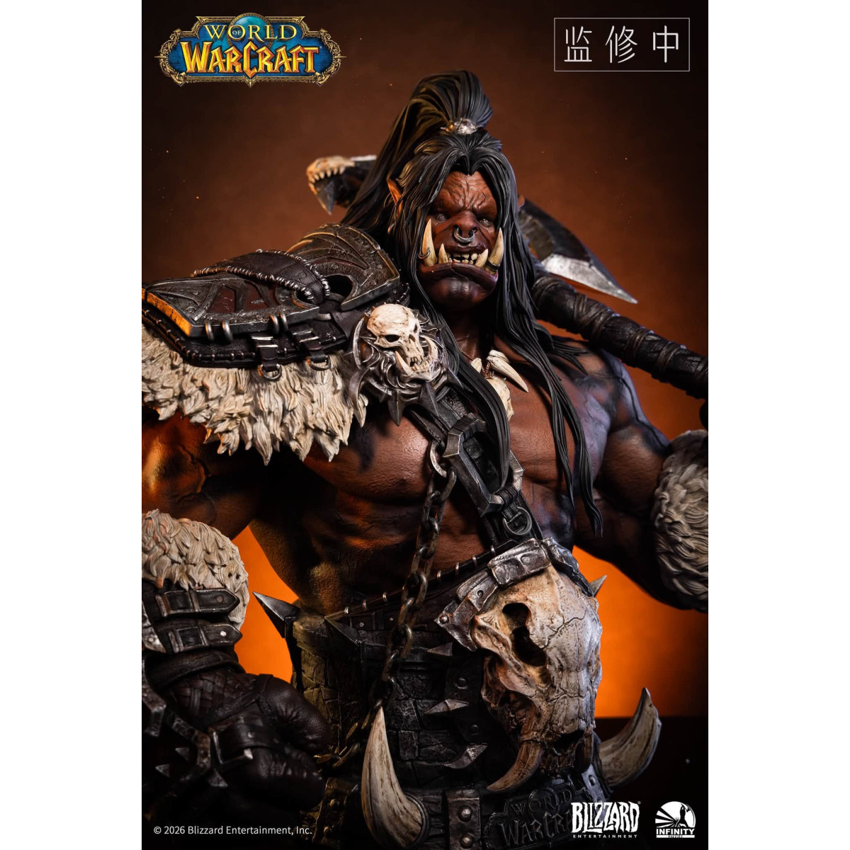 INFINITY STUDIO x BLIZZARD - Grommash Hellscream - Busto a escala 1/3 World of Warcraft