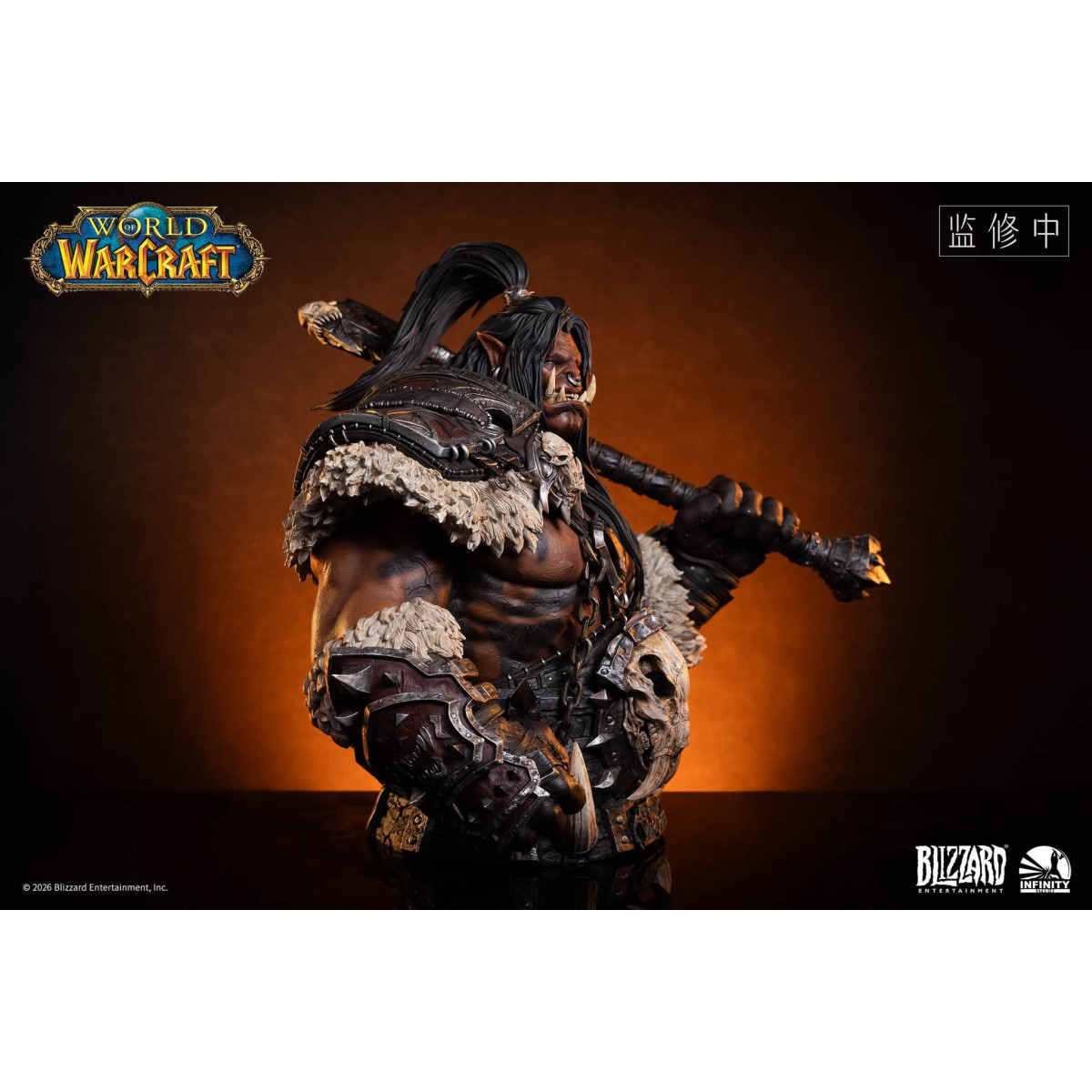 INFINITY STUDIO x BLIZZARD - Grommash Hellscream - Busto a escala 1/3 World of Warcraft