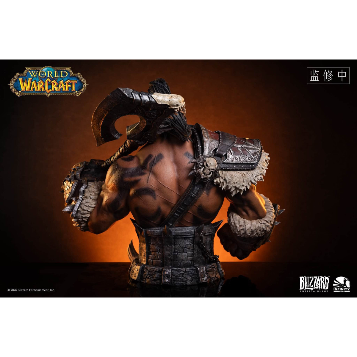 INFINITY STUDIO x BLIZZARD - Grommash Hellscream - Busto a escala 1/3 World of Warcraft