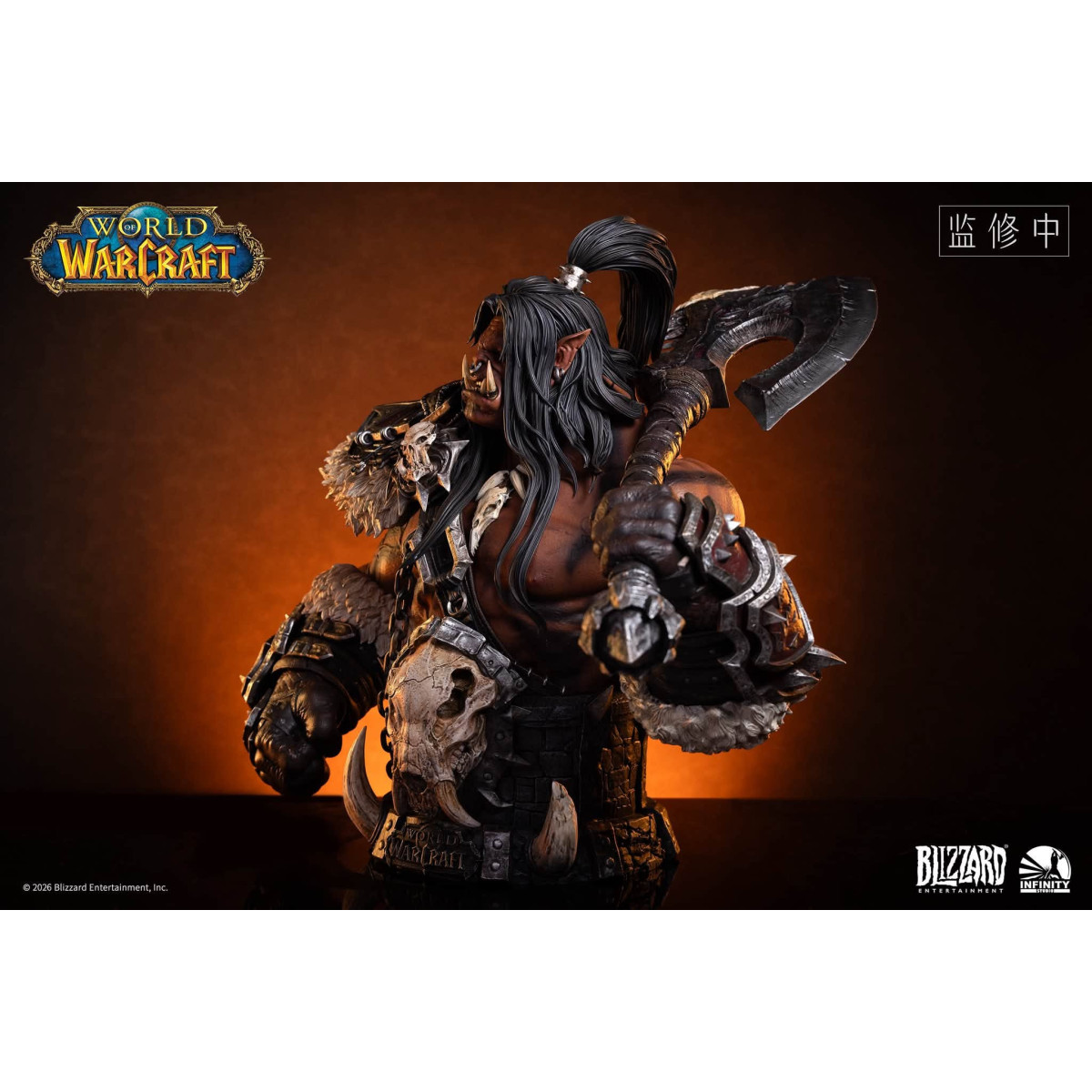 INFINITY STUDIO x BLIZZARD - Grommash Hellscream - Busto a escala 1/3 World of Warcraft