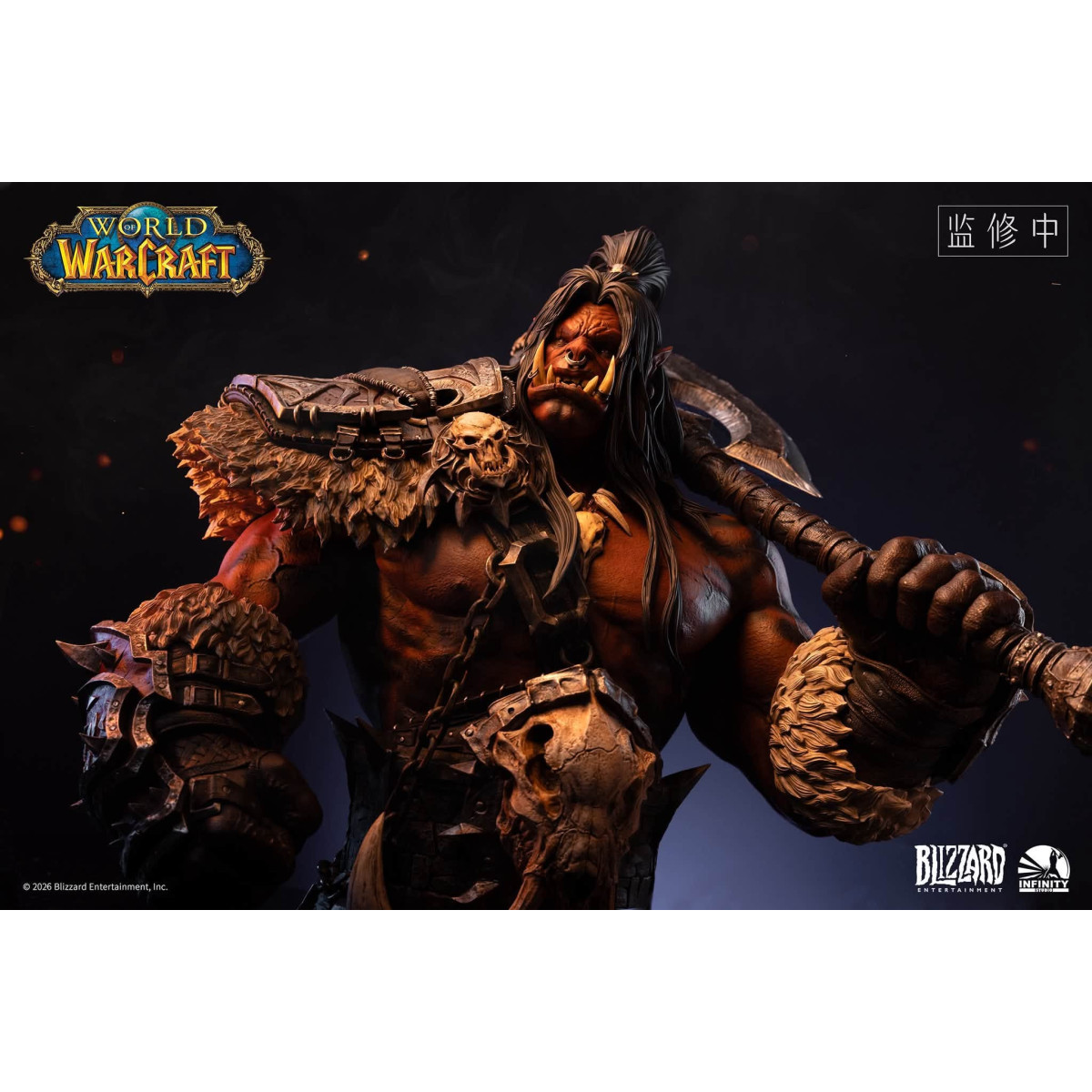 INFINITY STUDIO x BLIZZARD - Grommash Hellscream - Busto a escala 1/3 World of Warcraft