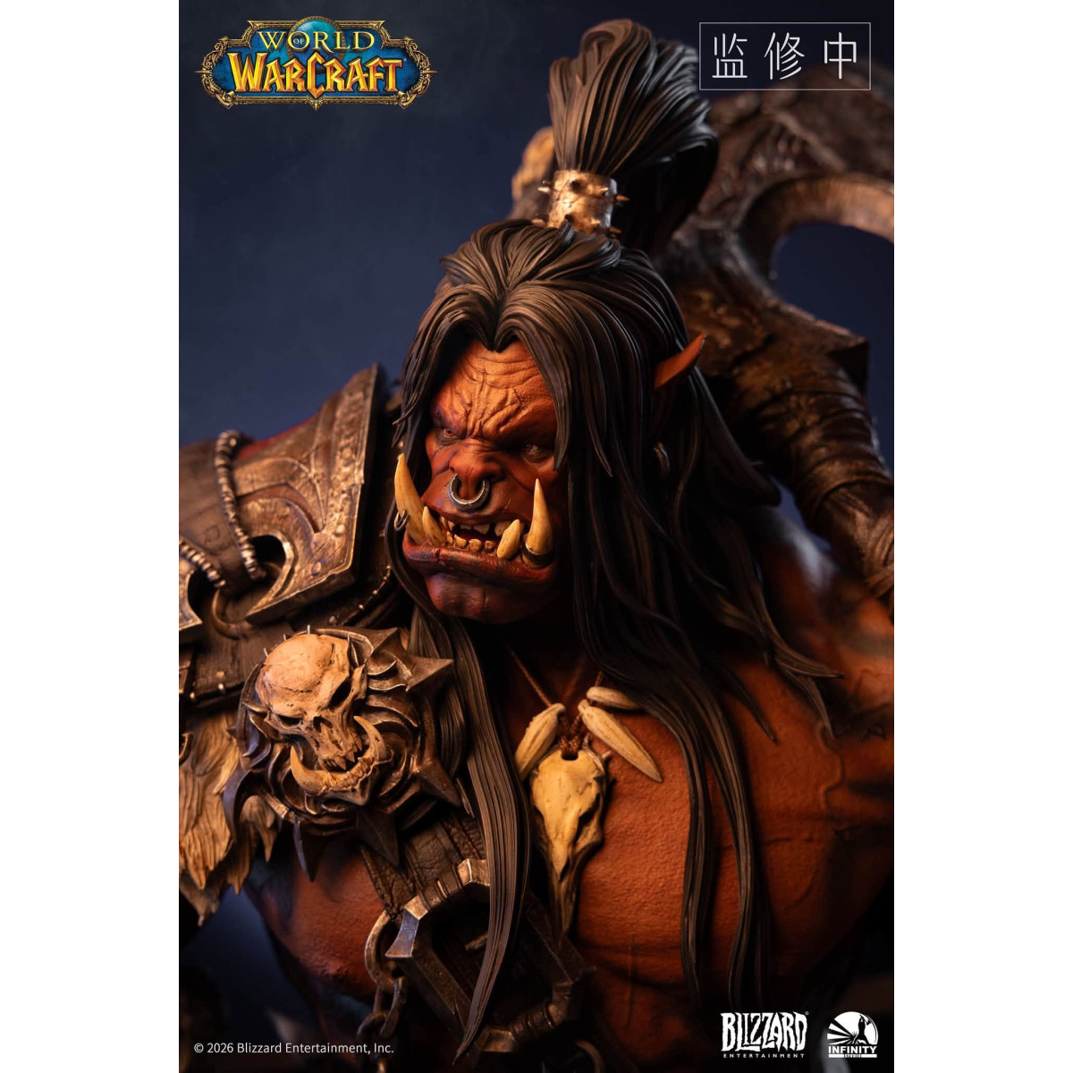 INFINITY STUDIO x BLIZZARD - Grommash Hellscream - Busto a escala 1/3 World of Warcraft