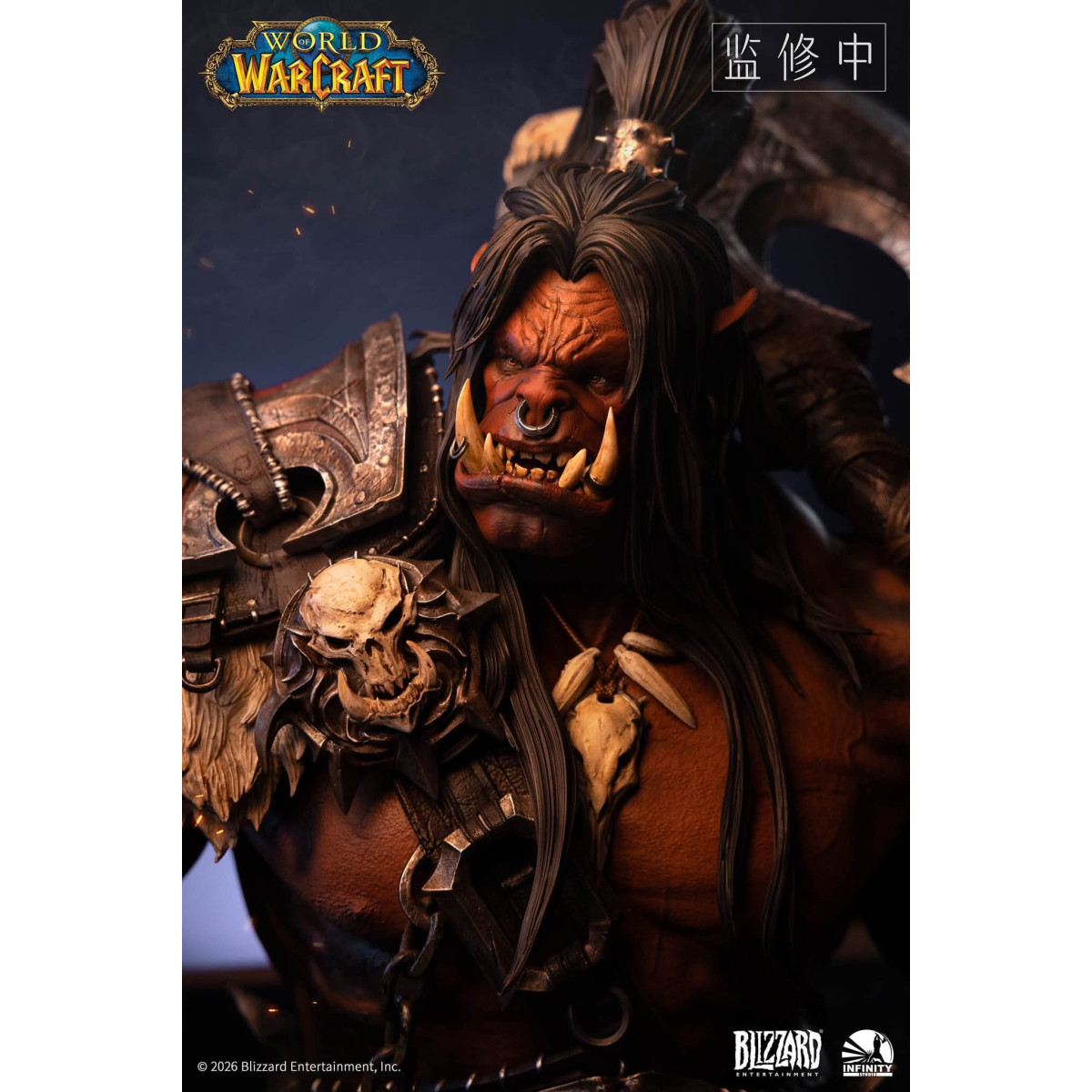 INFINITY STUDIO x BLIZZARD - Grommash Hellscream - Busto a escala 1/3 World of Warcraft