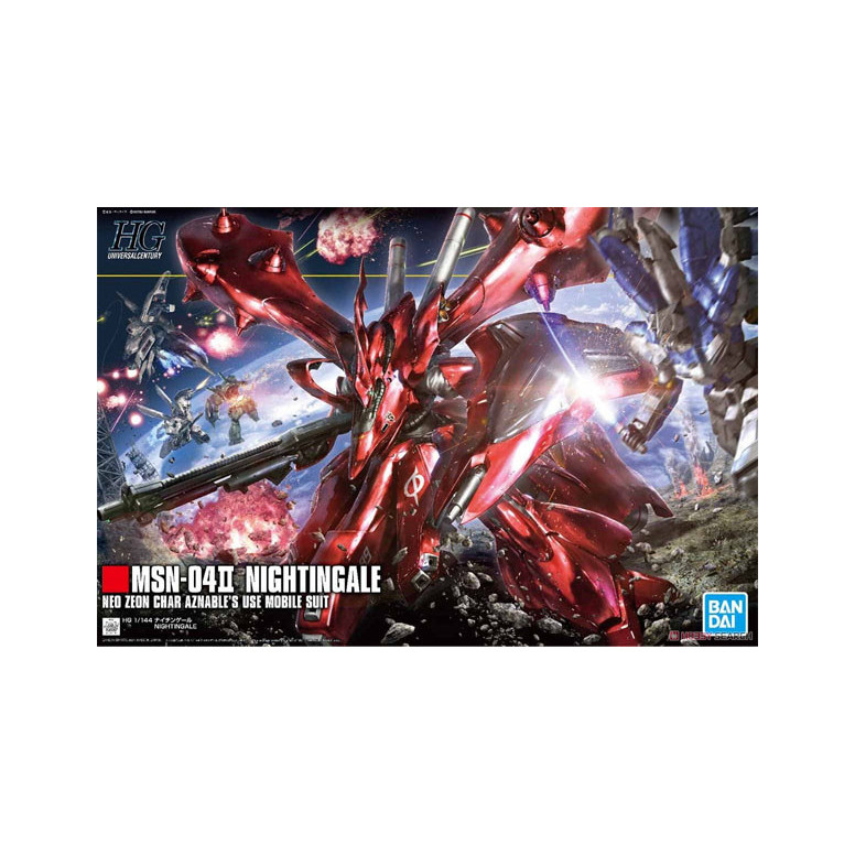 Bandai - Gunpla - Gundam 1/144 HG - Msn-04II Nightingale - Mobile Suit Gundam: El contraataque de Char