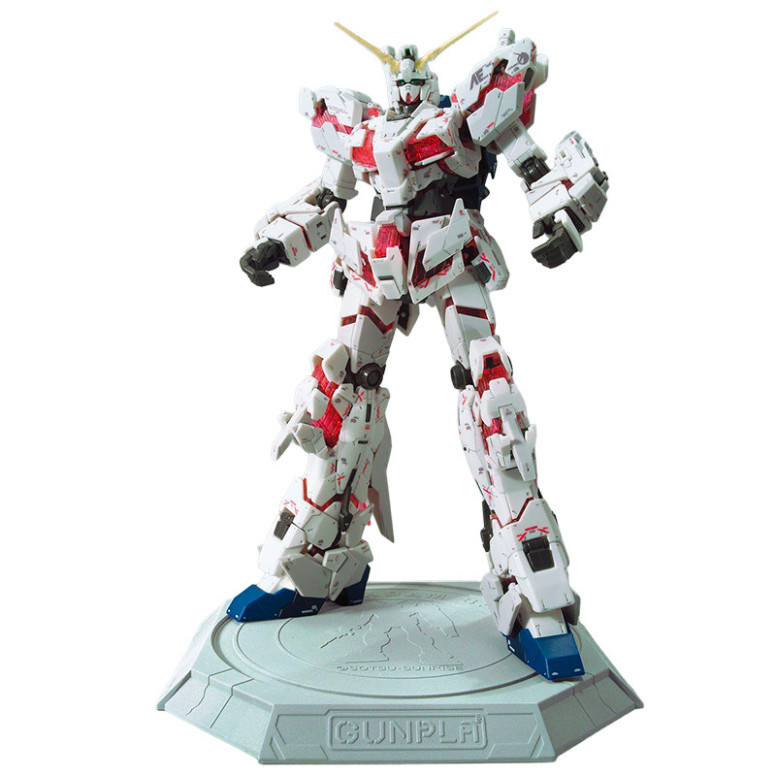 Bandai - Gunpla - 1/100 MG - RX-0 Unicorn Gundam - Mobile Suit Gundam Figura de Unicorn