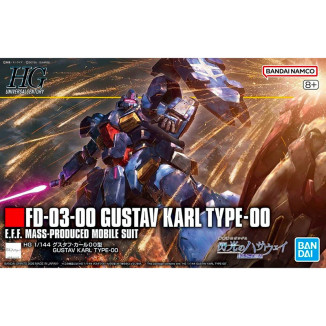 Bandai - Gunpla - Gundam 1/144 HG - FD-03-00 Gustav Karl Tipo-00 - Mobile Suit Gundam UC