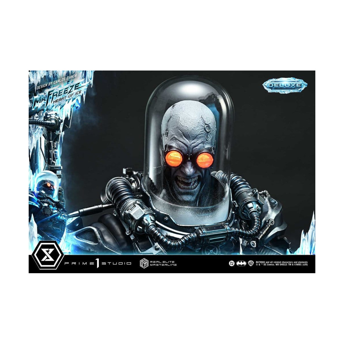 Prime 1 Studio - Mr. Freeze «Heart of Ice» (diseño de Carlos D'Anda), versión DX Bonus - Real Elite Masterline Series 1/3