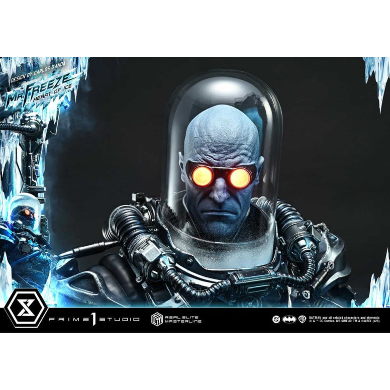 Prime 1 Studio - Mr. Freeze «Heart of Ice» (diseño de Carlos D'Anda), versión DX Bonus - Real Elite Masterline Series 1/3