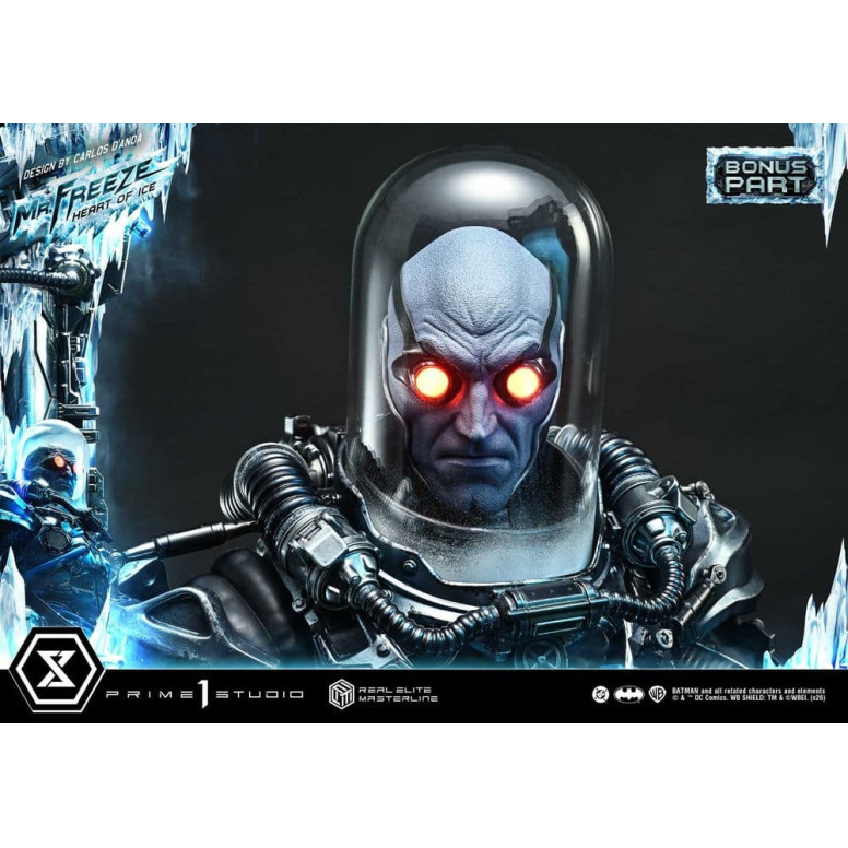 Prime 1 Studio - Mr. Freeze «Heart of Ice» (diseño de Carlos D'Anda), versión DX Bonus - Real Elite Masterline Series 1/3