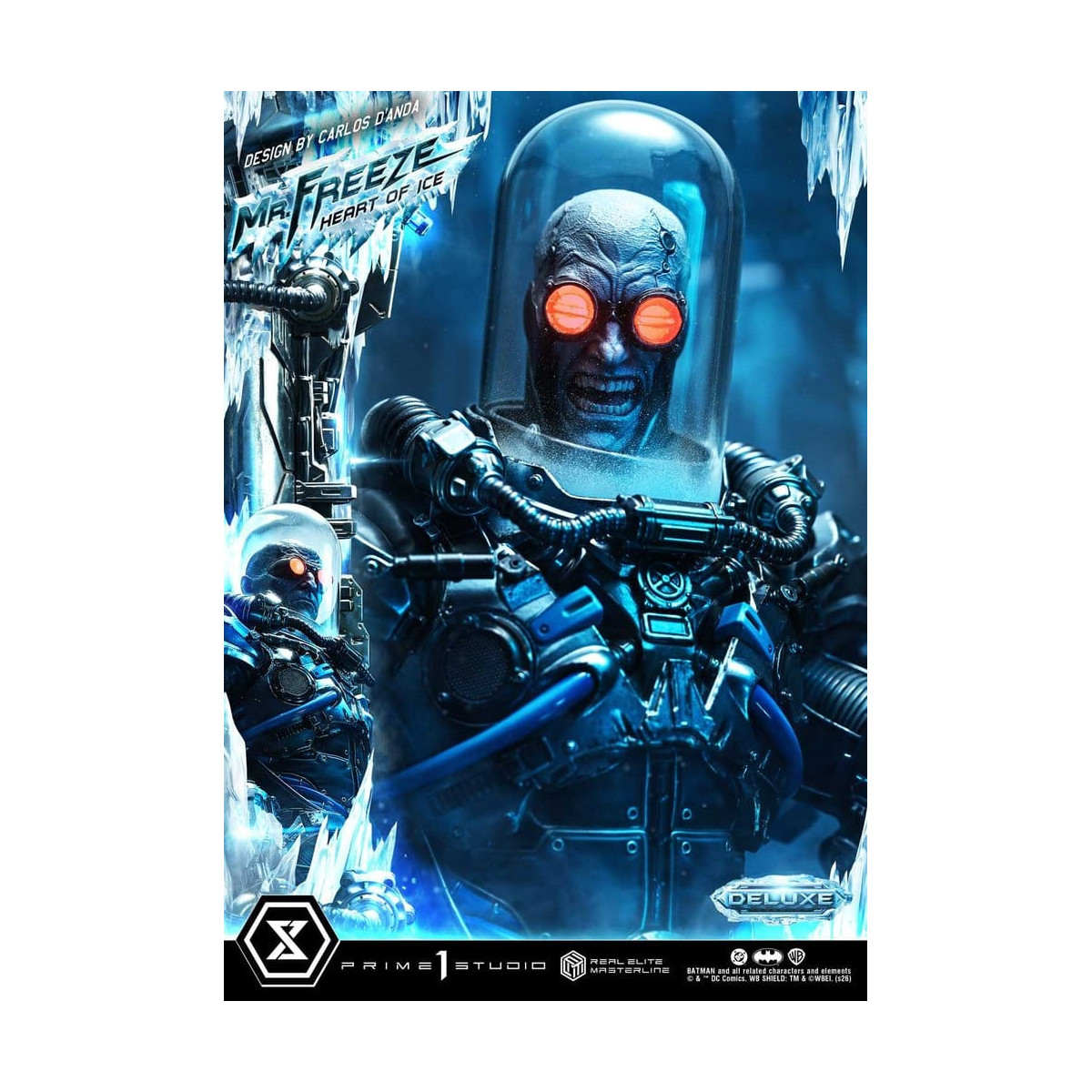 Prime 1 Studio - Mr. Freeze «Heart of Ice» (diseño de Carlos D'Anda), versión DX Bonus - Real Elite Masterline Series 1/3