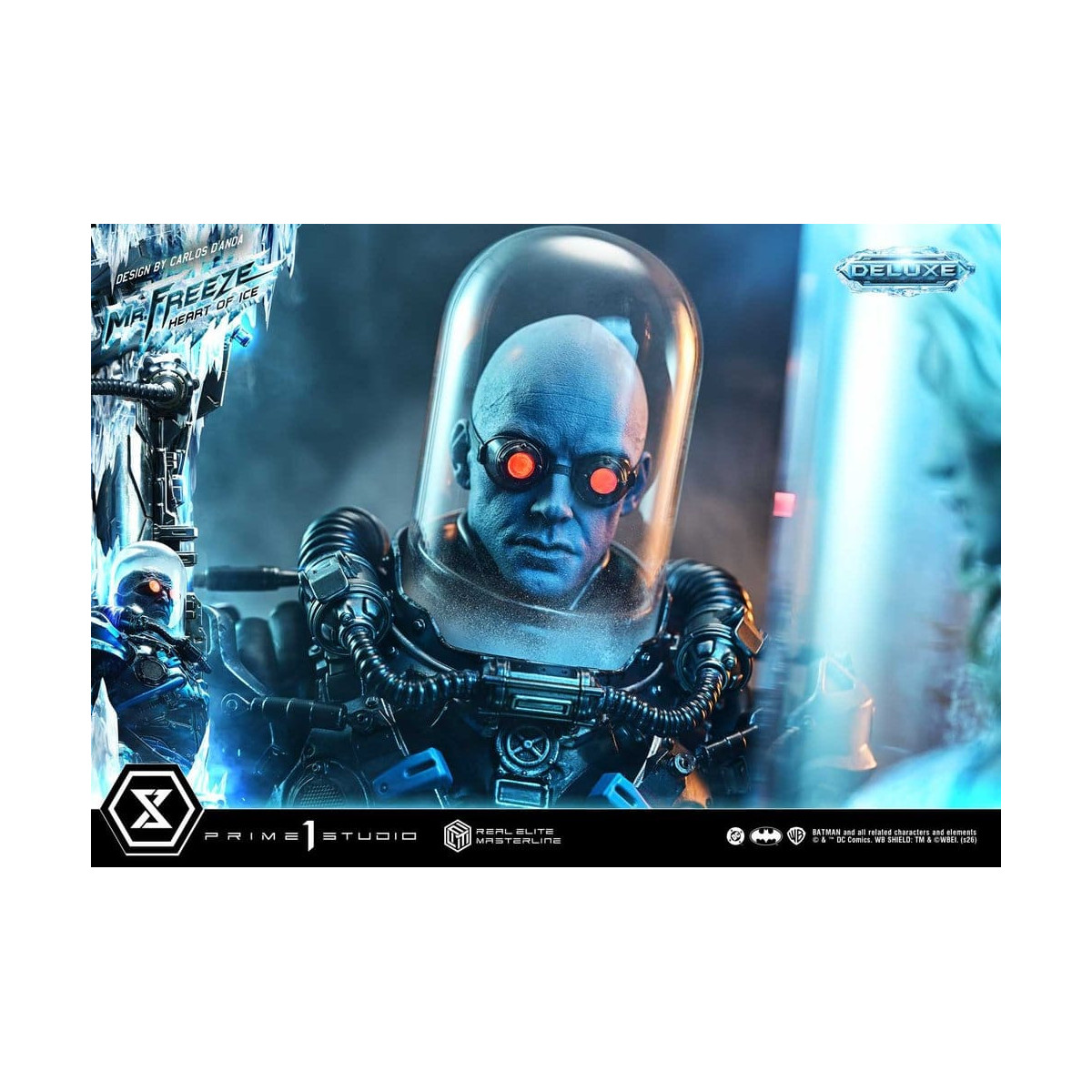 Prime 1 Studio - Mr. Freeze «Heart of Ice» (diseño de Carlos D'Anda), versión DX Bonus - Real Elite Masterline Series 1/3