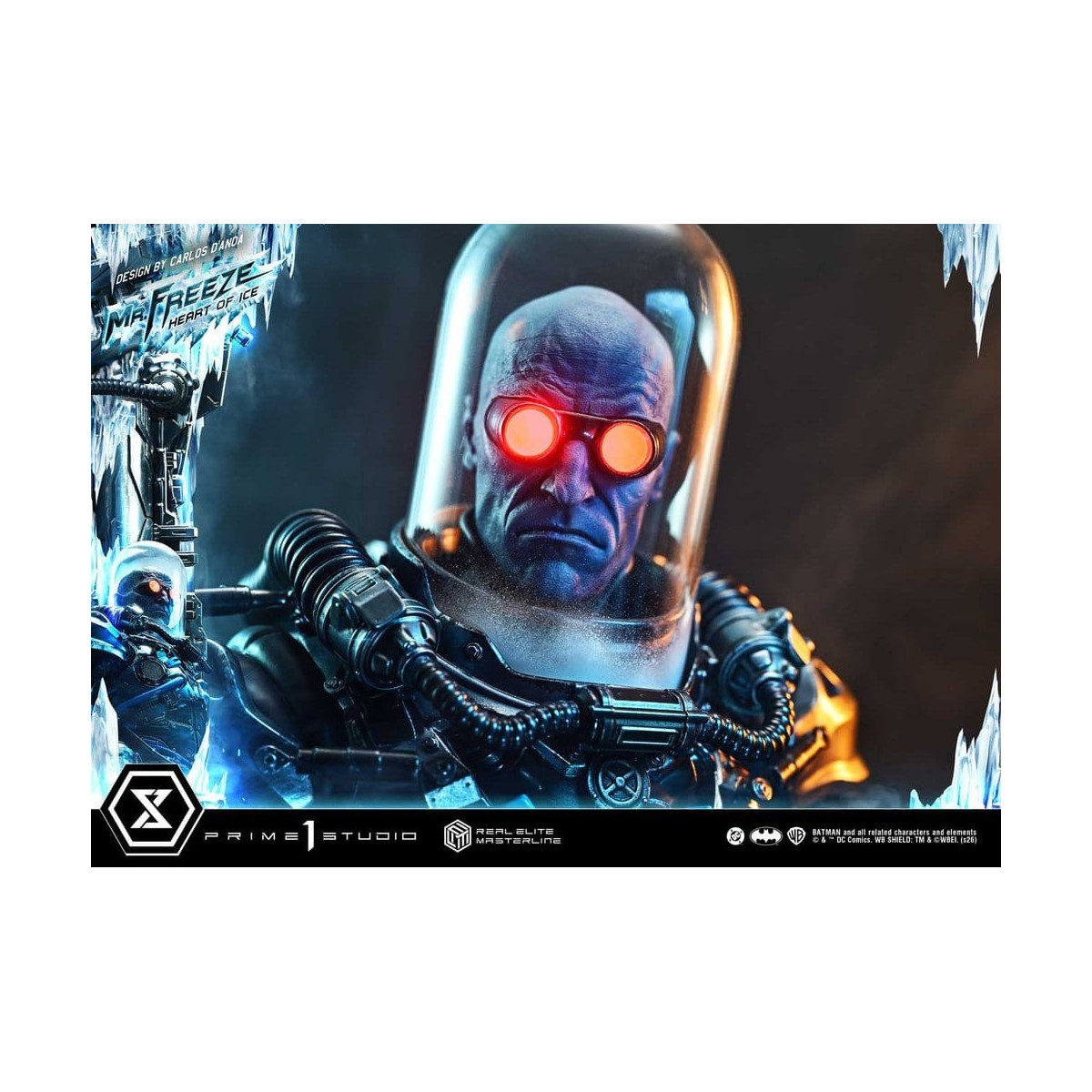 Prime 1 Studio - Mr. Freeze «Heart of Ice» (diseño de Carlos D'Anda), versión DX Bonus - Real Elite Masterline Series 1/3