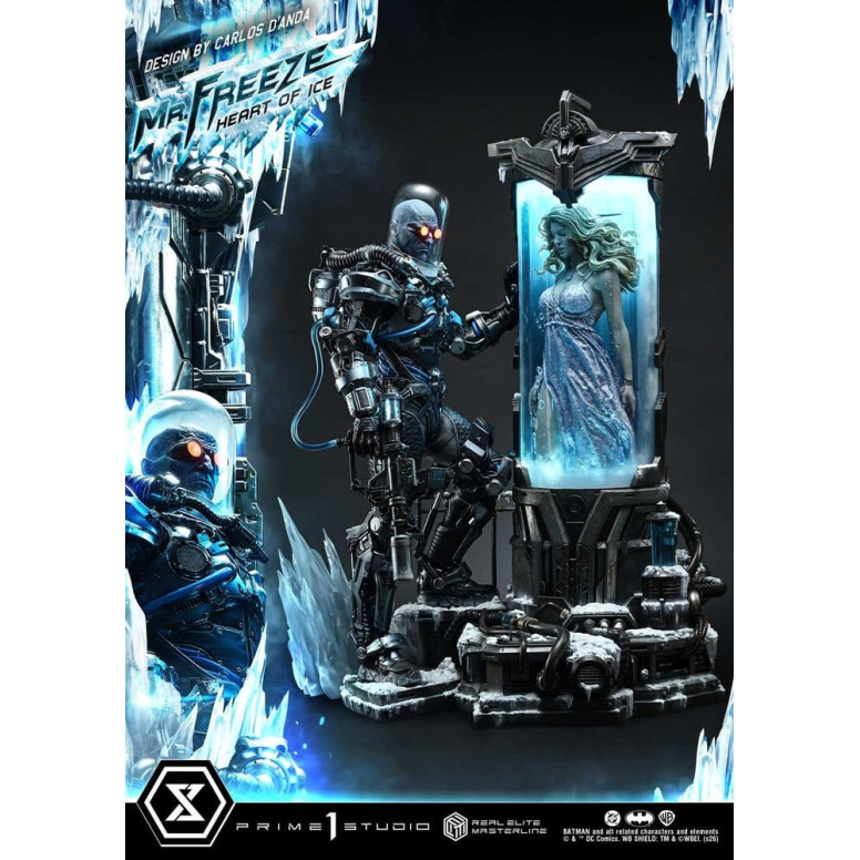 Prime 1 Studio - Mr. Freeze «Heart of Ice» (diseño de Carlos D'Anda), versión DX Bonus - Real Elite Masterline Series 1/3