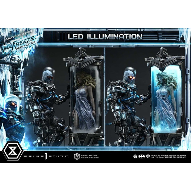Prime 1 Studio - Mr. Freeze «Heart of Ice» (diseño de Carlos D'Anda), versión DX - Serie Real Elite Masterline 1/3
