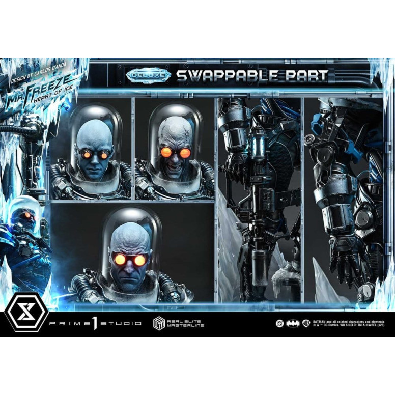 Prime 1 Studio - Mr. Freeze «Heart of Ice» (diseño de Carlos D'Anda), versión DX - Serie Real Elite Masterline 1/3