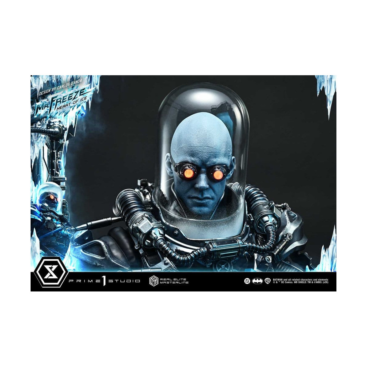 Prime 1 Studio - Mr. Freeze «Heart of Ice» (diseño de Carlos D'Anda), versión DX - Serie Real Elite Masterline 1/3