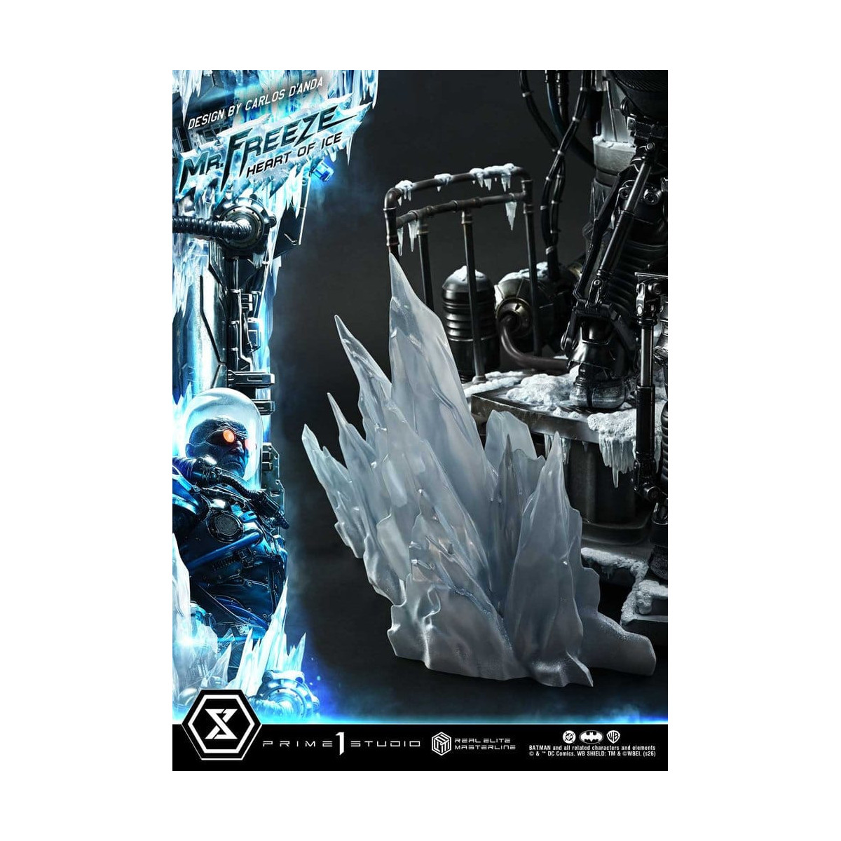 Prime 1 Studio - Mr. Freeze «Heart of Ice» (diseño de Carlos D'Anda), versión DX - Serie Real Elite Masterline 1/3