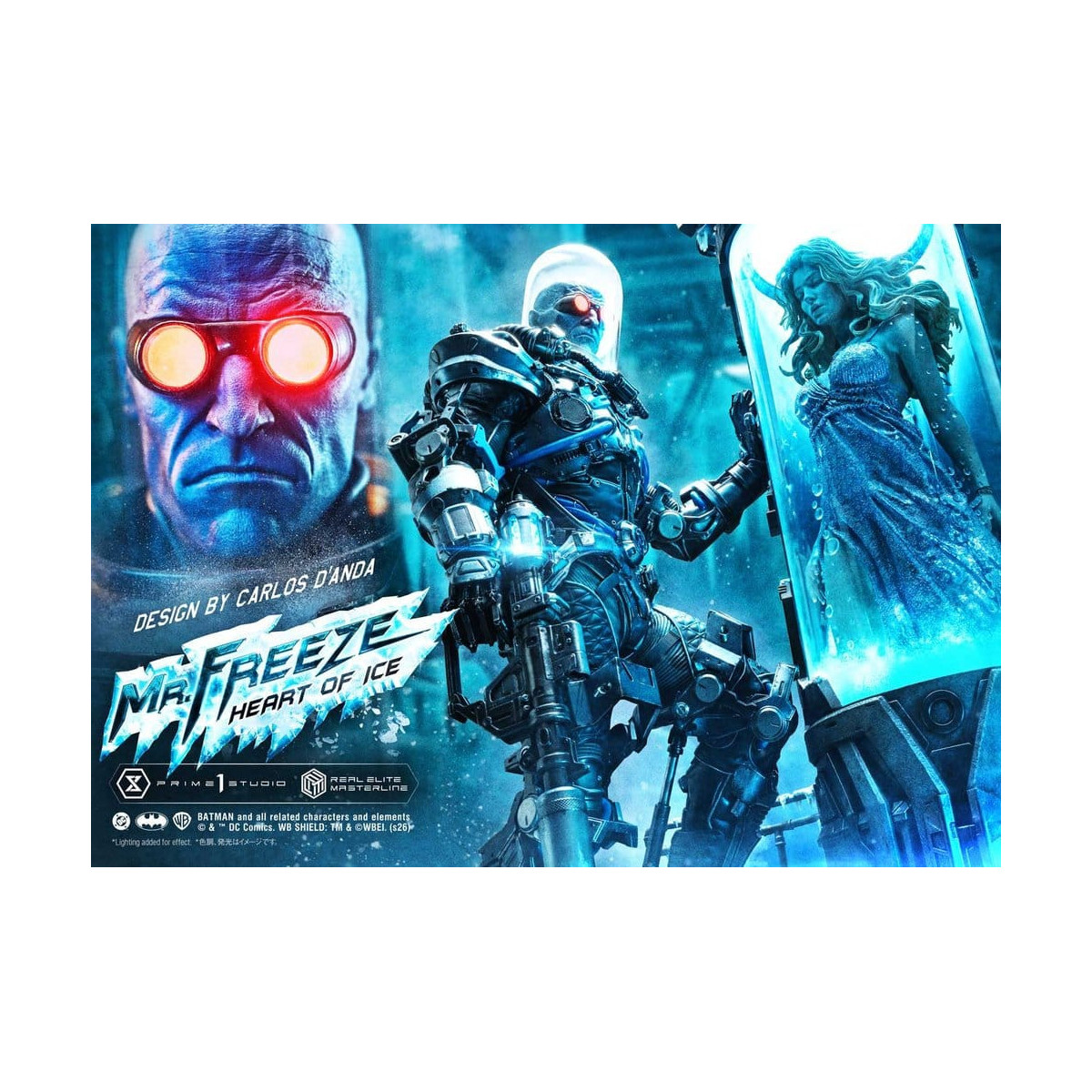 Prime 1 Studio - Mr Freeze Heart of Ice (Diseño de Carlos D'Anda) - Real Elite Masterline Serie 1/3