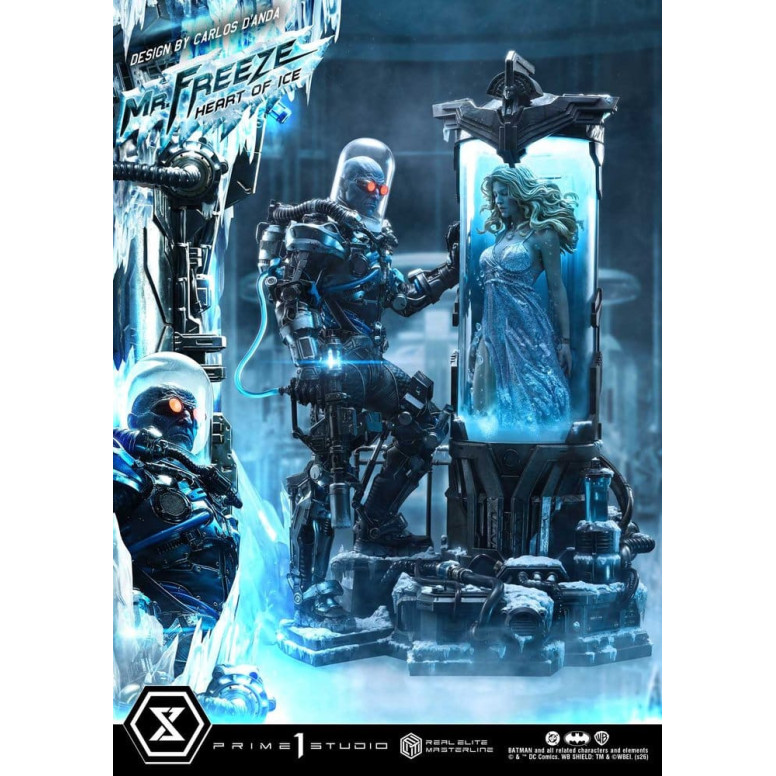 Prime 1 Studio - Mr Freeze Heart of Ice (Diseño de Carlos D'Anda) - Real Elite Masterline Serie 1/3