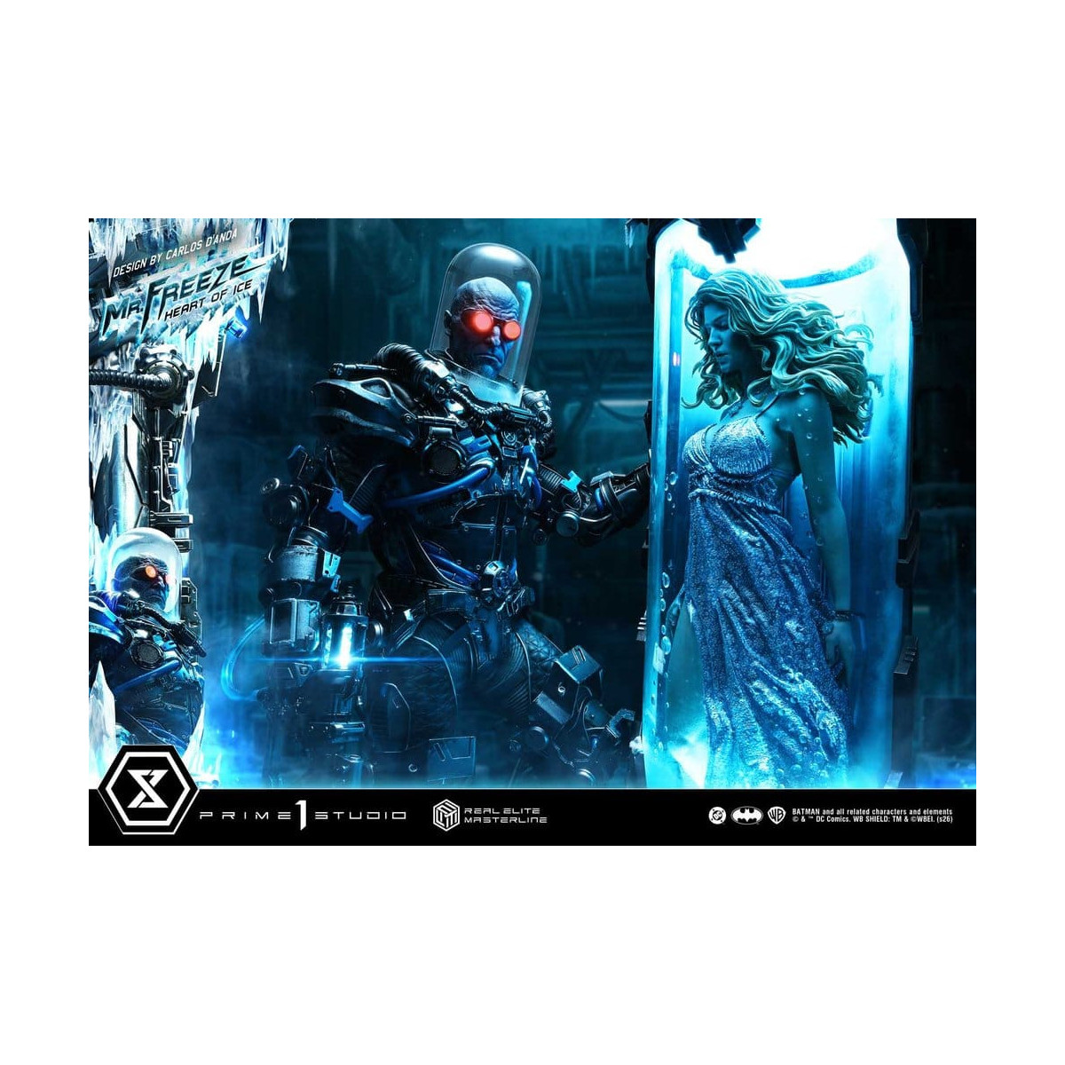 Prime 1 Studio - Mr Freeze Heart of Ice (Diseño de Carlos D'Anda) - Real Elite Masterline Serie 1/3