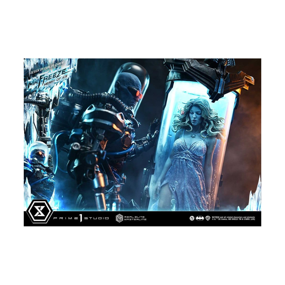 Prime 1 Studio - Mr Freeze Heart of Ice (Diseño de Carlos D'Anda) - Real Elite Masterline Serie 1/3