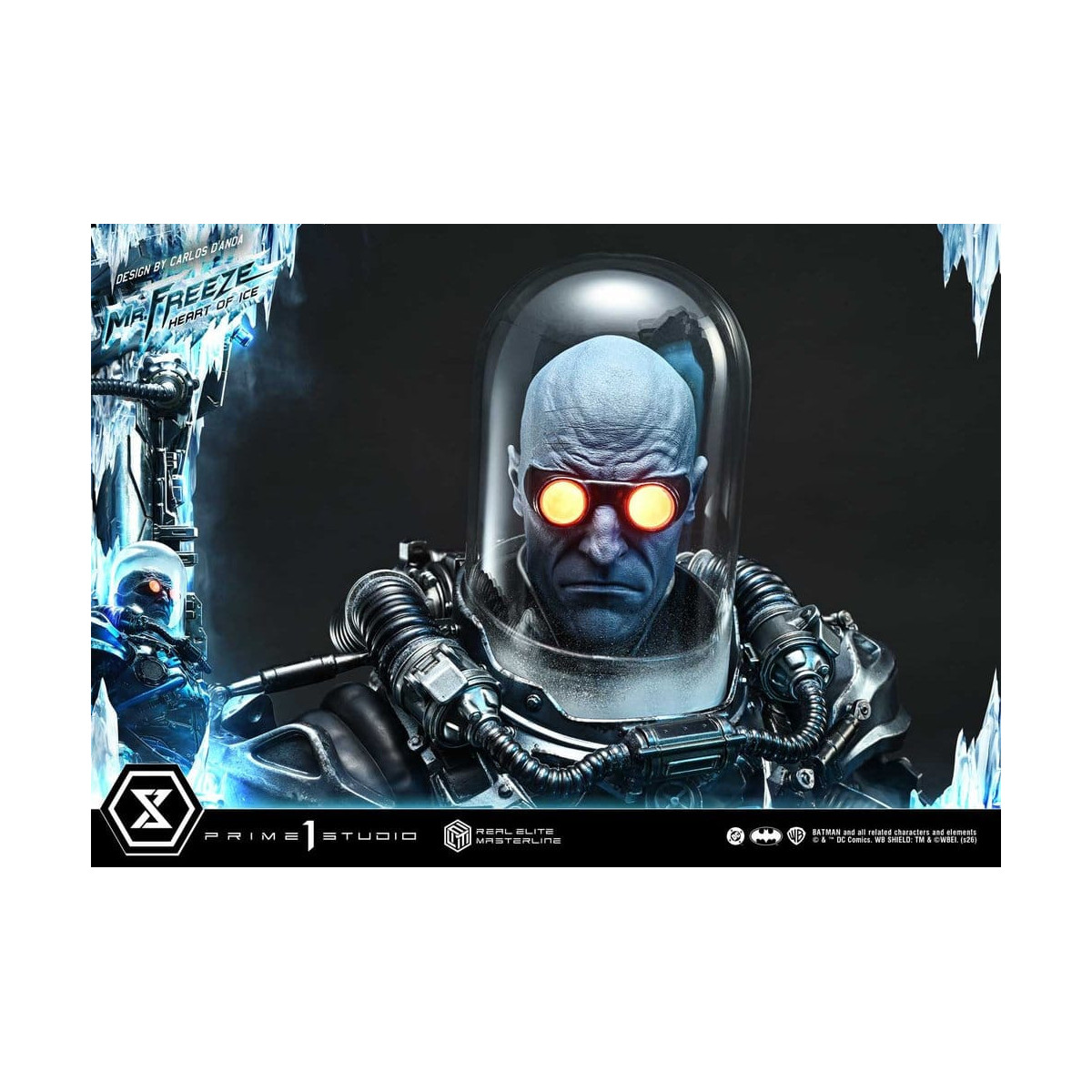 Prime 1 Studio - Mr Freeze Heart of Ice (Diseño de Carlos D'Anda) - Real Elite Masterline Serie 1/3