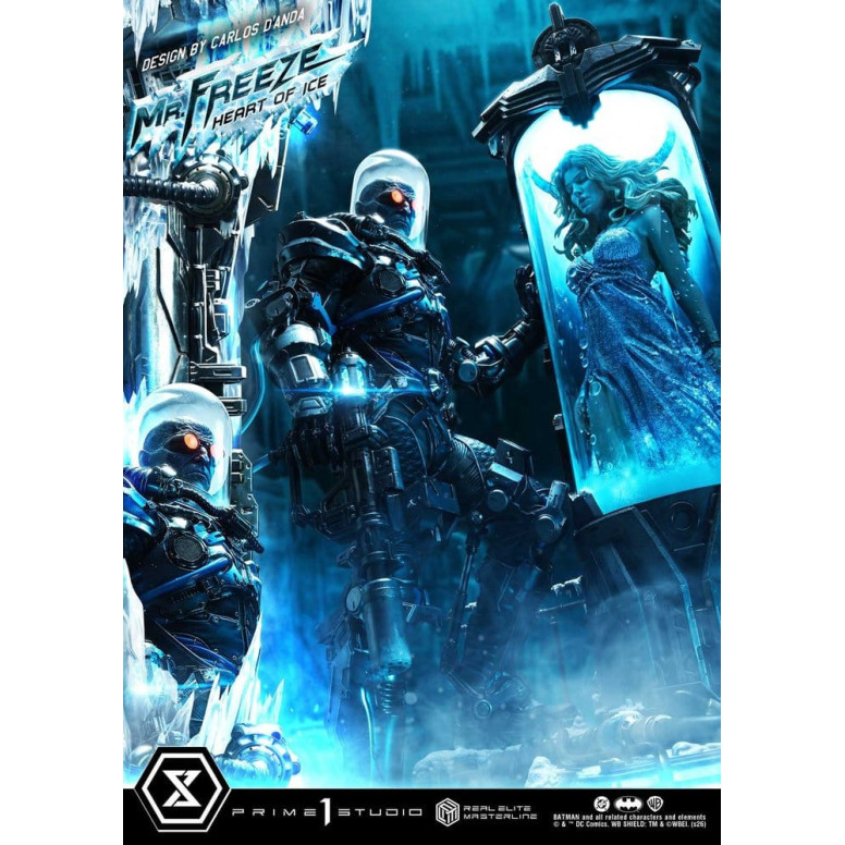 Prime 1 Studio - Mr Freeze Heart of Ice (Diseño de Carlos D'Anda) - Real Elite Masterline Serie 1/3