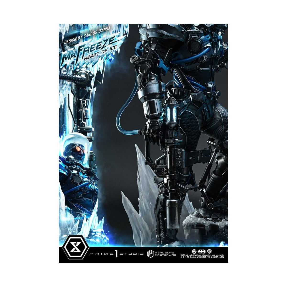 Prime 1 Studio - Mr Freeze Heart of Ice (Diseño de Carlos D'Anda) - Real Elite Masterline Serie 1/3