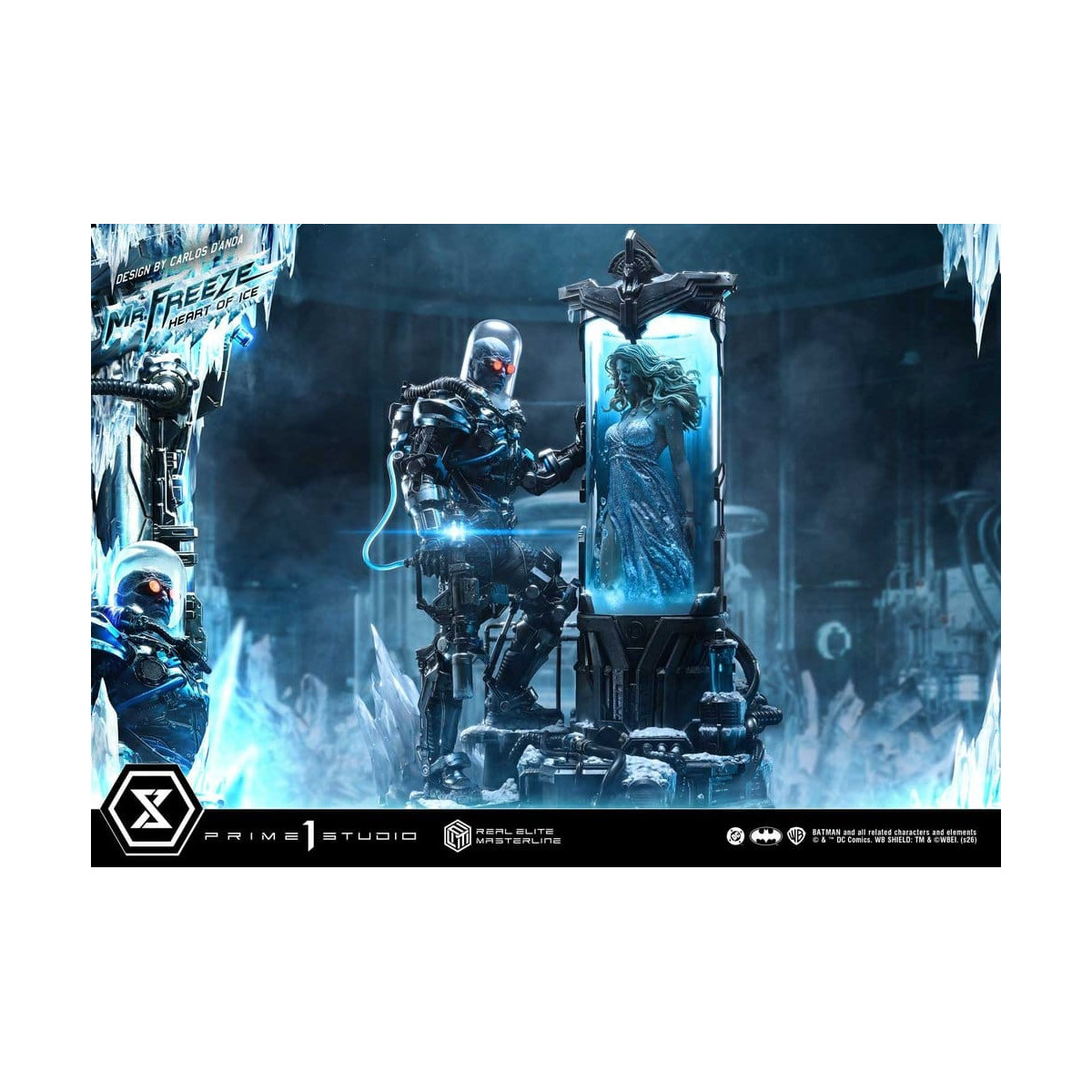 Prime 1 Studio - Mr Freeze Heart of Ice (Diseño de Carlos D'Anda) - Real Elite Masterline Serie 1/3