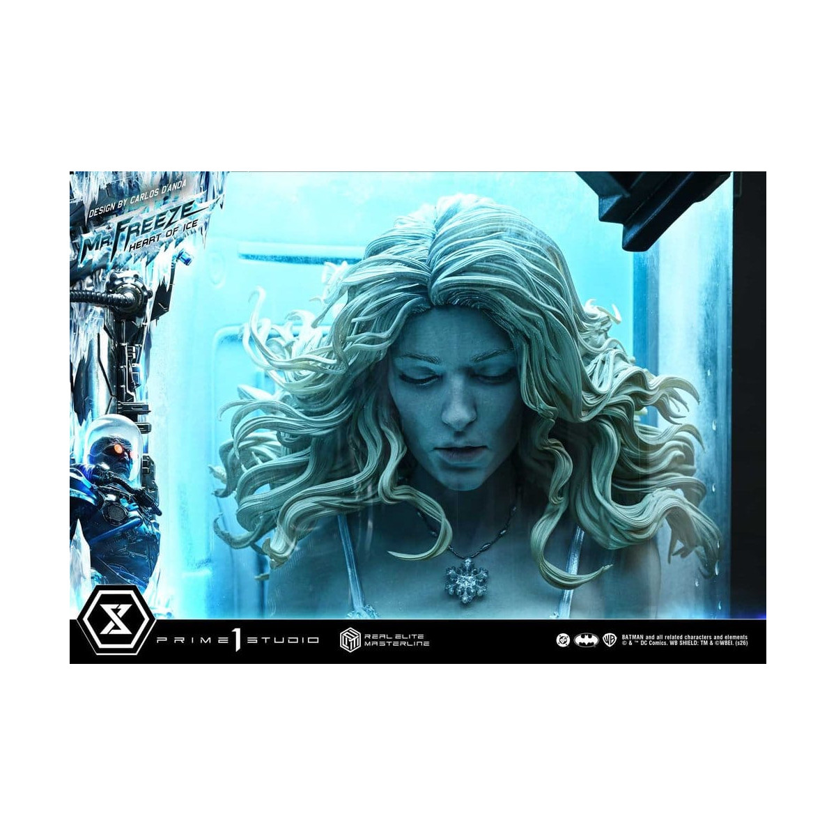 Prime 1 Studio - Mr Freeze Heart of Ice (Diseño de Carlos D'Anda) - Real Elite Masterline Serie 1/3